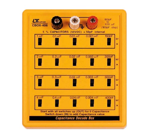 Lutron CBOX-406 CAPACITANCE DECADE BOX