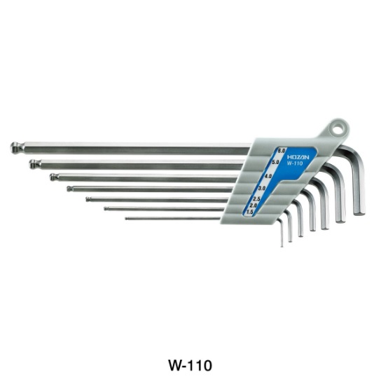 HOZAN W-110 BALLPOINT L-WRENCH SET